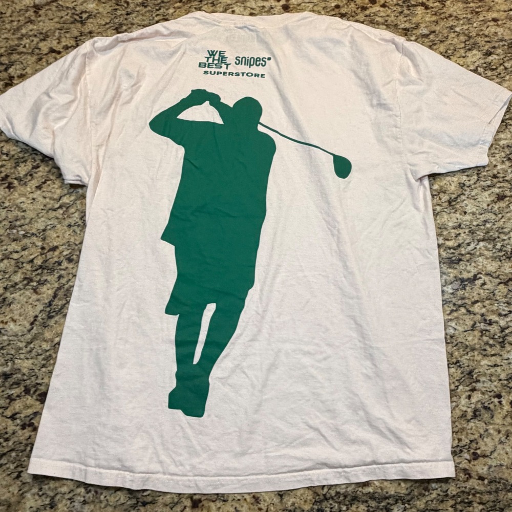 DJ Khaled Snipes Let's Go Golfing T-Shirt Mens XL Cream We The Best Superstore